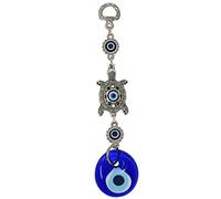 360 - Lucky Turtle & Lucky Evil Eye, Nazar Boncuk Wall Hanging Gift for Protection & Good Luck