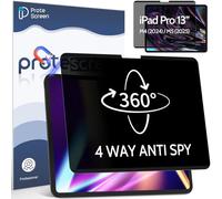 360° Magnetic Privacy Screen for iPad Pro 13 Inch M4/ M5 [2024/2025 7/8th Gen], 4 Way Privacy Removable Anti Glare Blue Light Filter Shield Film Anti Spy Protector