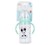 360 ml Wide Neck Bottle with 3 Positions Silicone Nib with Cool Mickey Handles