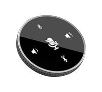 360 Omnidirectional Computer Conference Built-in Speaker with USB Type-C Cable for Meeting Live Streaming Game Call - Noise-Canceling HD Touch- Buttons Plug Play Metal Disc Design