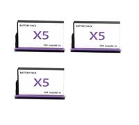 360 Panoramic Action Camera Battery，Compatible With Insta360 X5(3battery)