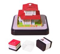 360° Panoramic Paper Sculpture Calendar Cottage Theme Display Notes With Tear E3k1 Daily Paper Quality Acrylic Off High