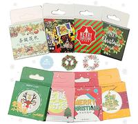 360 pcs Christmas Stickers, VEINARDYL Self-Adhesive Holiday Party Decoration Vinyl Stickers for Christmas Party Gift Journal Card Envelope Postcard Water Bottles Scrapbooking Crafts