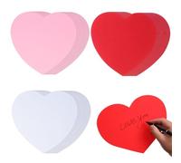360 Pcs Heart Cutouts Valentine’s Day Paper Hearts Red Pink White Hearts Shape Cards Paper 4 Inch Heart Die Cuts for Kid's Love and Peace School Craft Projects Valentine Classroom Bulletin Board Decor