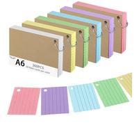 360 Pcs Ruled Index Cards, A6 Revision Cards, Flash Card, Note Card