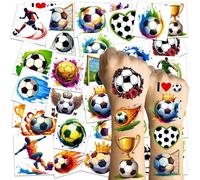 360 Pcs Soccer Temporary Tattoos for Kids Boys, Washable Fake Soccer Tattoos for Europa World Cup Goodie Bag Stuffers, Soccer Team Gifts for Teens and Adults