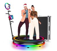 360 Photo Booth Machine with APP Remote Control for Party Events