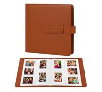 360 Pocket Keepsake Album for Fujifilm Instax Mini and Polaroid 2x3 Brown