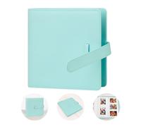 360 Pocket Photo Album for Fujifilm Instax Mini 12 11 9 8+ 8 7s 90 40 EVO Instant Camera, Fits Polaroid Snap/PIC-300/Z2300/ SocialMatic Cameras & Zip Printers (Mint Green)
