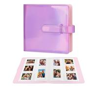 360 Pocket Photo Album for Fujifilm Instax Mini 12 11 9 8+ 8 7s 90 40 EVO Instant Camera, Fits Polaroid Snap/PIC-300/Z2300/ SocialMatic Cameras & Zip Printers (Magic Purple)