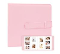 360 Pockets Photo Album for Fujifilm Instax Mini Camera, Polaroid Camera, for Fujifilm Instax Mini 11 12 9 40 Evo Liplay 8 7+ Instant Camera (Pink)