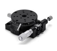360° Precision Rotating Linear Displacement Platform with Micrometer for Optical Fine-Tuning in Production Machinery