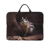 360 Protective Laptop Case 14 inch, A Chipmunk Laptop Sleeve with Handle Shockproof Computer Bag Waterproof Traveling Computer Cover Notebook Case Briefcase Gifts for Men Women