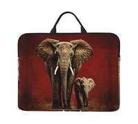 360 Protective Laptop Case 14 inch, an Elephant Laptop Sleeve with Handle Shockproof Computer Bag Waterproof Traveling Computer Cover Notebook Case Briefcase Gifts for Men Women