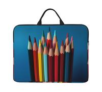 360 Protective Laptop Case 14 inch, Bright Colored Pencils Laptop Sleeve with Handle Shockproof Computer Bag Waterproof Traveling Computer Cover Notebook Case Briefcase Gifts for Men Women