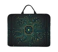 360 Protective Laptop Case 14 inch, Circuit Board Laptop Sleeve with Handle Shockproof Computer Bag Waterproof Traveling Computer Cover Notebook Case Briefcase Gifts for Men Women