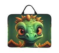 360 Protective Laptop Case 14 inch, Cute Cartoon Dragon Laptop Sleeve with Handle Shockproof Computer Bag Waterproof Traveling Computer Cover Notebook Case Briefcase Gifts for Men Women