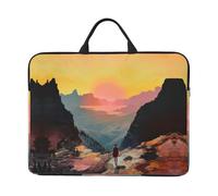360 Protective Laptop Case 14 inch, Huge Silhouette Laptop Sleeve with Handle Shockproof Computer Bag Waterproof Traveling Computer Cover Notebook Case Briefcase Gifts for Men Women