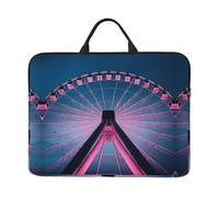 360 Protective Laptop Case 14 inch, Large Ferris Wheel Laptop Sleeve with Handle Shockproof Computer Bag Waterproof Traveling Computer Cover Notebook Case Briefcase Gifts for Men Women