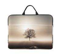 360 Protective Laptop Case 14 inch, Lonely Tree Laptop Sleeve with Handle Shockproof Computer Bag Waterproof Traveling Computer Cover Notebook Case Briefcase Gifts for Men Women