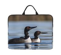 360 Protective Laptop Case 14 inch, Loon Birds Laptop Sleeve with Handle Shockproof Computer Bag Waterproof Traveling Computer Cover Notebook Case Briefcase Gifts for Men Women