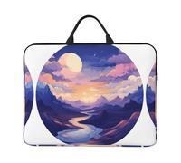 360 Protective Laptop Case 14 inch, Mountains and Clouds Laptop Sleeve with Handle Shockproof Computer Bag Waterproof Traveling Computer Cover Notebook Case Briefcase Gifts for Men Women