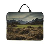 360 Protective Laptop Case 14 inch, Pile of Hay Laptop Sleeve with Handle Shockproof Computer Bag Waterproof Traveling Computer Cover Notebook Case Briefcase Gifts for Men Women