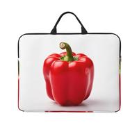 360 Protective Laptop Case 14 inch, Red Bell Pepper Laptop Sleeve with Handle Shockproof Computer Bag Waterproof Traveling Computer Cover Notebook Case Briefcase Gifts for Men Women