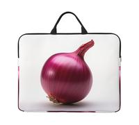 360 Protective Laptop Case 14 inch, Red Onion Isolated Laptop Sleeve with Handle Shockproof Computer Bag Waterproof Traveling Computer Cover Notebook Case Briefcase Gifts for Men Women