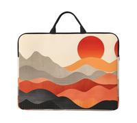 360 Protective Laptop Case 14 inch, Retro Images Laptop Sleeve with Handle Shockproof Computer Bag Waterproof Traveling Computer Cover Notebook Case Briefcase Gifts for Men Women