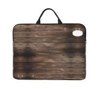 360 Protective Laptop Case 14 inch, Rustic Old Barn Wood Laptop Sleeve with Handle Shockproof Computer Bag Waterproof Traveling Computer Cover Notebook Case Briefcase Gifts for Men Women