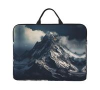 360 Protective Laptop Case 14 inch, Snow Mountain Clouds Laptop Sleeve with Handle Shockproof Computer Bag Waterproof Traveling Computer Cover Notebook Case Briefcase Gifts for Men Women