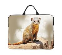 360 Protective Laptop Case 14 inch, Wild Meerkats Laptop Sleeve with Handle Shockproof Computer Bag Waterproof Traveling Computer Cover Notebook Case Briefcase Gifts for Men Women