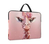 360° Protective Laptop Sleeve 14 in Laptop Case Bag Giraffe Computer Carrying Cover with Handle