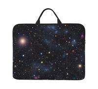 360° Protective Laptop Sleeve Case for 14 Inch Constellation Star Clusters Galaxies with Handle Shockproof Waterproof Wallet Laptop Notebook Computer Bag Gifts