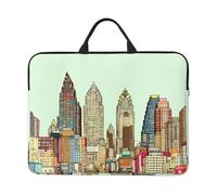 360° Protective Laptop Sleeve Case for Austin Texas 14 Inch Laptop with Handle Shockproof Waterproof Wallet Laptop Notebook Computer Bag Gifts for Men Women