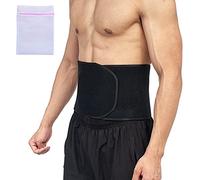 360 RELIEF - Lower Back Lumbar Support Brace Waist Trimmer Belt | Pain Relief for Spine Injury, Sciatica, Spinal Stenosis | Medium, Black with Mesh Laundry Bag |