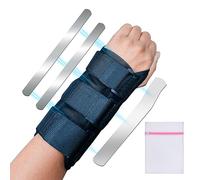 360 RELIEF Wrist Support Brace - Adjustable Straps & 3 Metal Splints for Stability | Ideal for Daily Activities, Sports, & Workouts | Small for Right Hand with Mesh Laundry Bag