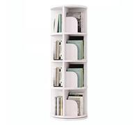 360° Revolving Bookshelf - 2/3/4/5/6 Tier Bookcase Display Rack - Unique Rotating Storage nizer for Home Living Room Bedroom (Size: 46 x 128cm)