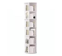 360° Revolving Bookshelf - 2/3/4/5/6 Tier Bookcase Display Rack - Unique Rotating Storage nizer for Home Living Room & Bedroom (Size: 46 x 190cm)