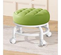 360° Rolling Stool with Universal Caster Wheels - Adjustable Seat Chair for Home Office Garage Shop Fitness & Sports Use Ergonomic Design for Comfort and Mobility