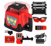 360° Rotary Laser Level Kit, Self-Leveling Measuring Equipment for Construction, 500m Range, Perfect for Outdoor Projects and Precision Measurements