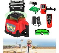 360° Rotary Laser Level Kit - Self-Leveling Measuring Equipment for Construction, 500m Range, Precision Tool for Outdoor Industry