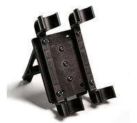 360° Rotatable 4 Round Shotgun Shell Holder, Quick Access Ammo Carrier, Heavy Duty Nylon with MOLLE Compatible Attachment for Belt and Tactical Gear(Black)