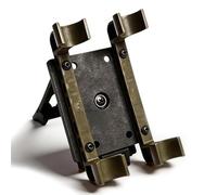 360° Rotatable 4 Round Shotgun Shell Holder, Quick Access Ammo Carrier, Heavy Duty Nylon with MOLLE Compatible Attachment for Belt and Tactical Gear(Green)