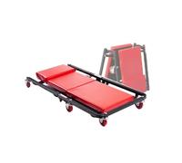 360°Rotatable 6 Wheels Car Crawler, 2 In 1 Rolling Folding Creeper/Seat,Z-Creeper Seat for Repair Shops,for Auto