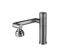 360° Rotatable Dual-Arm Faucet - Multifunctional Kitchen Sink Tap, Cold Water Mixer, Durable 304 Stainless Steel, Modern Design for Easy Use.