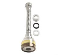 360° Rotatable Faucet Extender with Flexible Arm - 3 Mode Sink Aerator Spray Head Attachment for Kitchen & Bathroom - Water Saving Tap Adapter Stainless Steel(L)