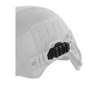 360° Rotatable Helmet Rail Adapter, Nylon Flashlight Mount Compatible with 19mm Side Rails for Tactical & Airsoft Helmets (Black)