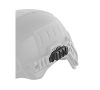 360° Rotatable Helmet Rail Adapter, Nylon Flashlight Mount Compatible with 19mm Side Rails for Tactical & Airsoft Helmets (Green)